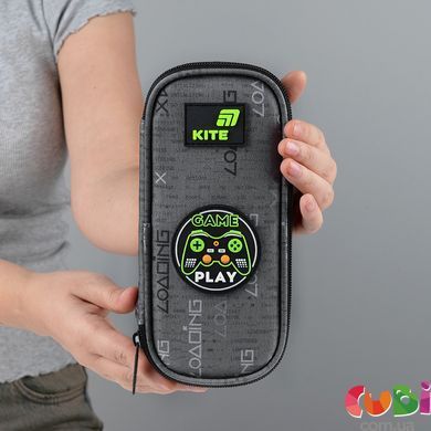 Пенал Kite 662 Good Game (K26-662-2), сірий