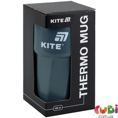 Термокружка Kite K25-1220-1, 450 мл, сіра, сірий