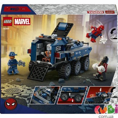Конструктор Lego Переслідування Людиною-Павуком машини для перевезення злочинців Super Heroes Marvel (76349)