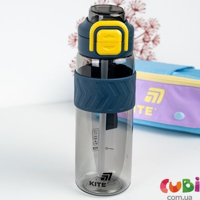 Бутылочка для воды Kite, 800 мл, серо-желтая (K25-1234-1)