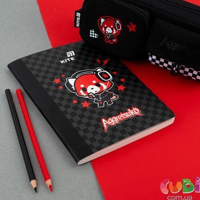 Блокнот з магнітною закладкою Kite Aggretsuko (AR26-192), А5, 60 аркушів, клітинка