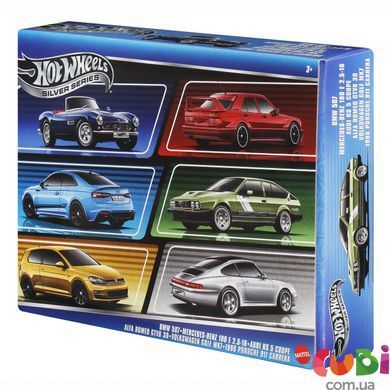 Тематичний набір машинок Дорогами Європи Hot Wheels (JBY79)