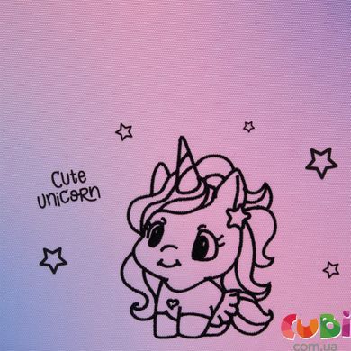 Рюкзак шкільний напівкаркасний YES S-109 Cute Unicorn (559877), комбінований