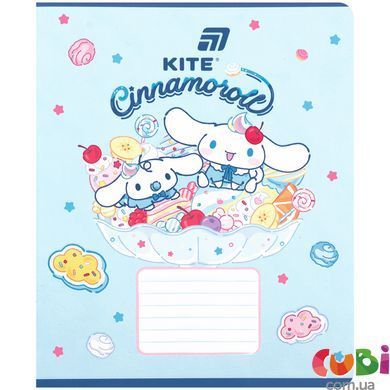Тетрадь школьная Kite Cinnamoroll (CR26-236), 18 листов, клетка