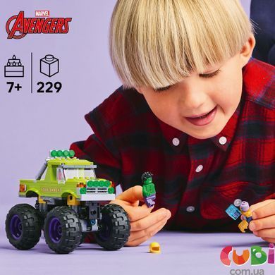 Конструктор Lego Marvel Super Heroes Грузовик Халка против Таноса (76312), комбинированый