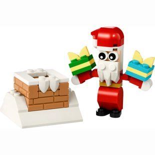 Конструктор Lego Рождественские забавы с дымоходом с Сантой Creator (30692)