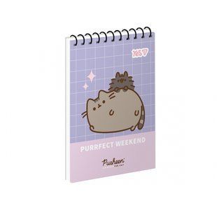 Тетрадь для записей Yes А7/80 ед.спираль "Pusheen: Purrfect Weekend" ВДЛ (152506)