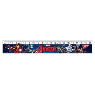 Линейка YES 20см "Marvel" (370562)