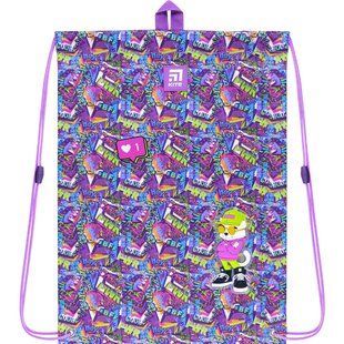Сумка для обуви Kite Education Chilling Cat K22-600M-11, комбинированый