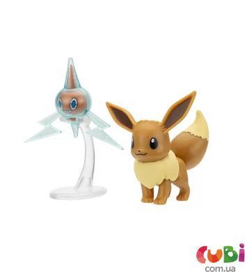 Набор игровых фигурок POKEMON W17 - Иви и Ротом, комбинированый