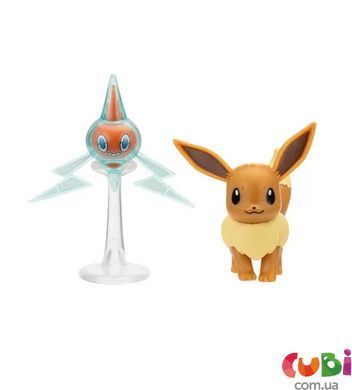 Набор игровых фигурок POKEMON W17 - Иви и Ротом, комбинированый