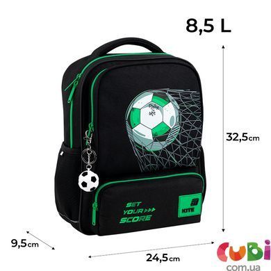 Рюкзак Kite Kids 559 Football (K26-559XS-2), Чорний