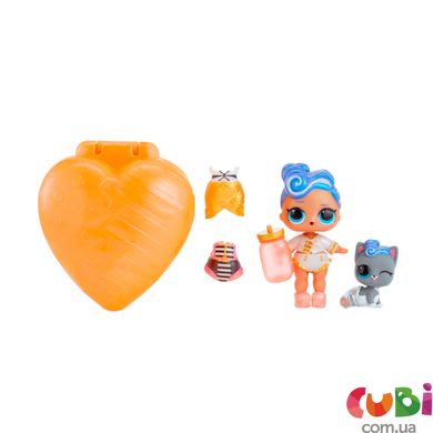 Игровой набор с куклами L.O.L. СЕРДЦЕ-СЮРПРИЗ в оранжевом кейсе (556268)