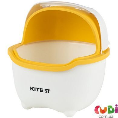 Настольный мусорный контейнер Kite, бело-оранжевый, K24-009-8.