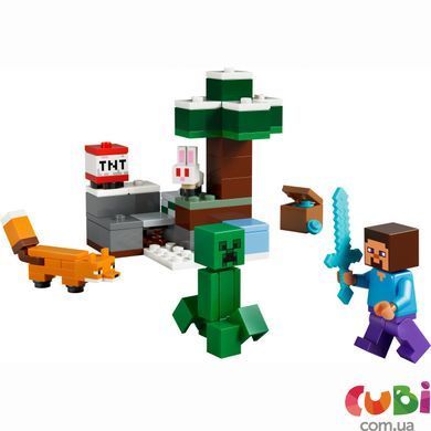 Конструктор Lego Minecraft Пригоди Стіва в тайзі (21583)