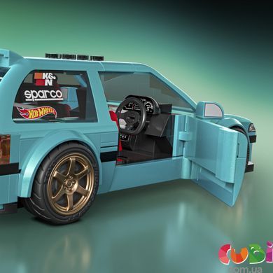 Коллекционная машинка-конструктор Honda Custom 90 Civic EF серии Speed ​​Mattel Brick Shop (JHF62)