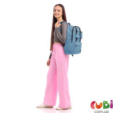 Рюкзак GoPack Education Teens 178 серо-голубой, комбинированый
