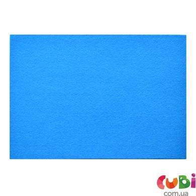 Фетр жорсткий, блакитний, 21*30см (10л) (741846)