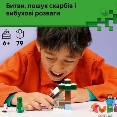 Конструктор Lego Minecraft Пригоди Стіва в тайзі (21583)