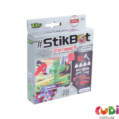 Игровой набор для анимационного творчества STIKBOT STIKTANNICA - КАРМАТОПИЯ (1 экскл. фиг., аксессуары)