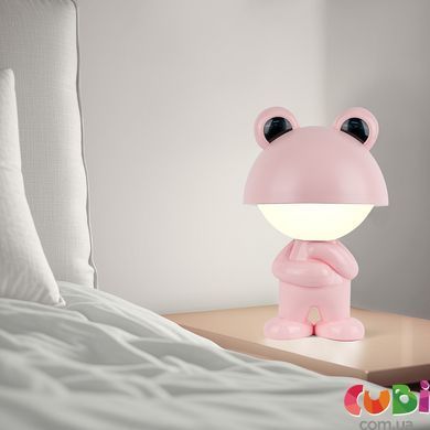 Світильник-нічник LED з акумулятором Kite Dreamy Жаба K25-315-3-2, рожевий