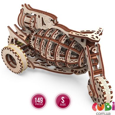 Конструктор дерев'яний Mr.Playwood Механічна машина Старбайк (10104)