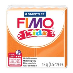 8030-4 Пластика Fimo kids, помаранчевий, 42г, Fimo