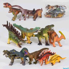 80175 Динозаври музичні XDH 359-69 (144 2) 12 видів, м'які, гумові, 21-27 см [Пакет] - 698