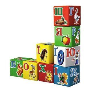 Игрушка кубики Азбука Радуга ТехноК (рус.) 1806