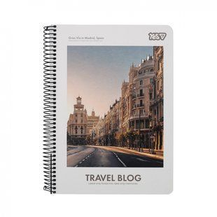 Тетрадь для записей Yes А5/80 ед. спираль "Travel" (152288)