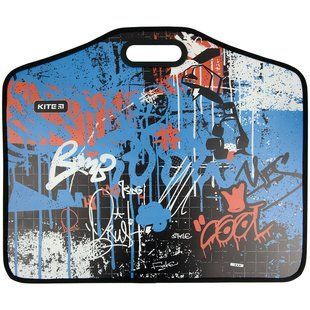 Портфель на липучках, 1 відділ., A3, Kite Street Style, K22-208-02