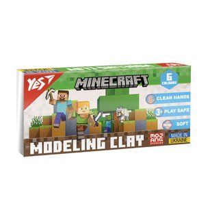 Пластилин Yes Minecraft 6 цветов 120 г