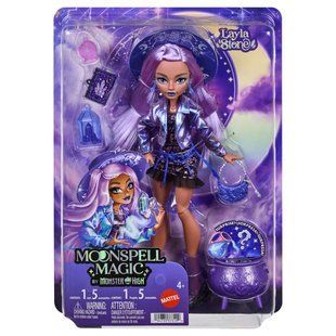 Кукла Лейла Moonspell Magic от Monster High &ndash; Колдунья кристаллов (JMB90)