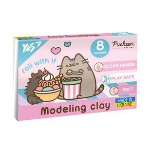 Пластилин Yes Pusheen 8 цветов 160 г
