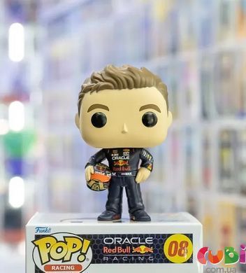 Ігрова фігурка Funko Pop! серії "Формула-1" - Макс Ферстаппен з шоломом (80580)