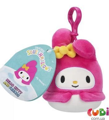 Мягкая игрушка на клипсе SQUISHMALLOWS серии "Хеллоу Китти" - Моя Мелодия (9 см)