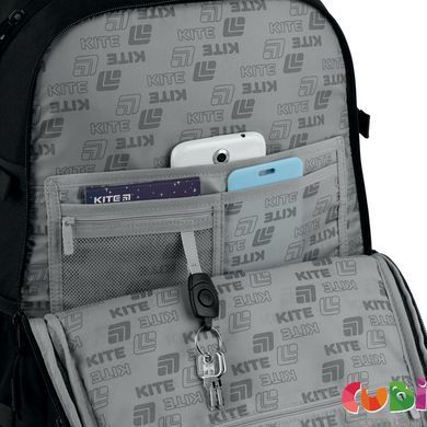 Рюкзак Kite Education teens 1018XL-1 (K26-1018XL-1), Чорний