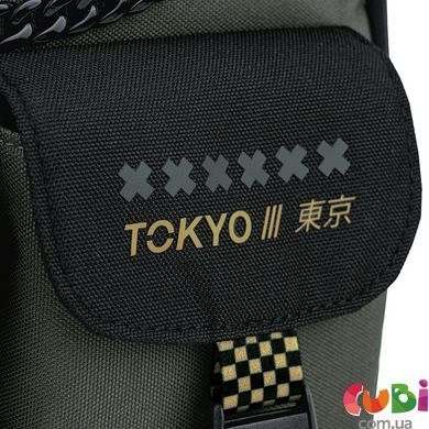 Набір рюкзак + пенал + сумка для взуття Kite 584 Tokyo Vibe (SET_K26-584M-4), хакі