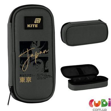 Набір рюкзак + пенал + сумка для взуття Kite 584 Tokyo Vibe (SET_K26-584M-4), хакі