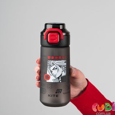 Пляшечка для води Kite Tokyo (K26-1213-2), 560 мл, Чорний