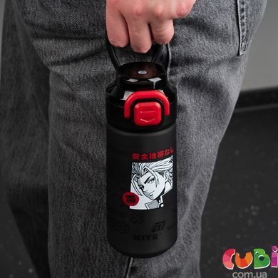 Пляшечка для води Kite Tokyo (K26-1213-2), 560 мл, Чорний