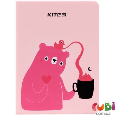Блокнот Kite Pink Bear K22-464-1, В6, 96 аркушів, клітинка