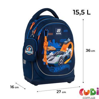 Рюкзак шкільний Kite Education Hot Wheels HW25-724S, комбінований