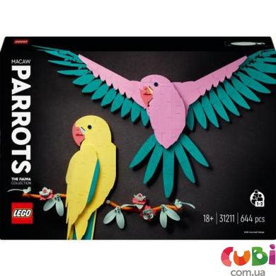 Конструктор дитячий ТМ Lego Колекція фауни. Папуги Ара (31211)