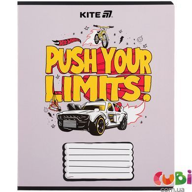Зошит шкільний Kite Hot Wheels HW25-236, 18 аркушів, в клітинку