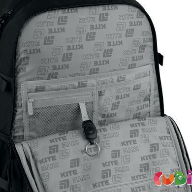Рюкзак Kite Education teens 1018XL-1 (K26-1018XL-1), Чорний