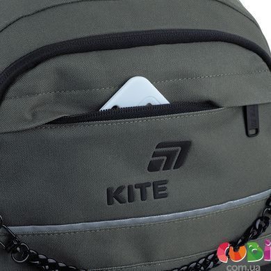 Набір рюкзак + пенал + сумка для взуття Kite 584 Tokyo Vibe (SET_K26-584M-4), хакі
