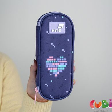 Пенал Kite 599 Type Love (K26-599-7), Синій