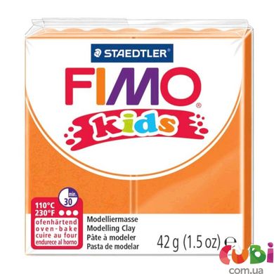 Пластика Fimo kids, оранжевый, 42г, Fimo (8030-4)