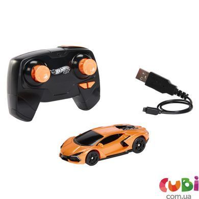Машинка 1:64 на радиоуправлении "Lamborghini Revuelto" HOT WHEELS (HWW55)